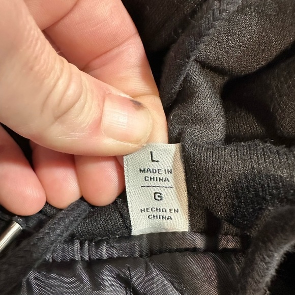 Levi Strauss & CO Women's Satin Bomber with Pullover Hood Black - L - Picture 8 of 10